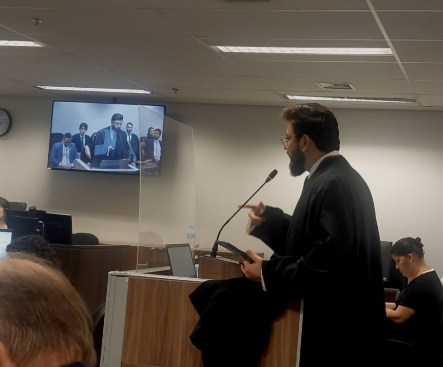Sustentação oral em sessão de julgamento